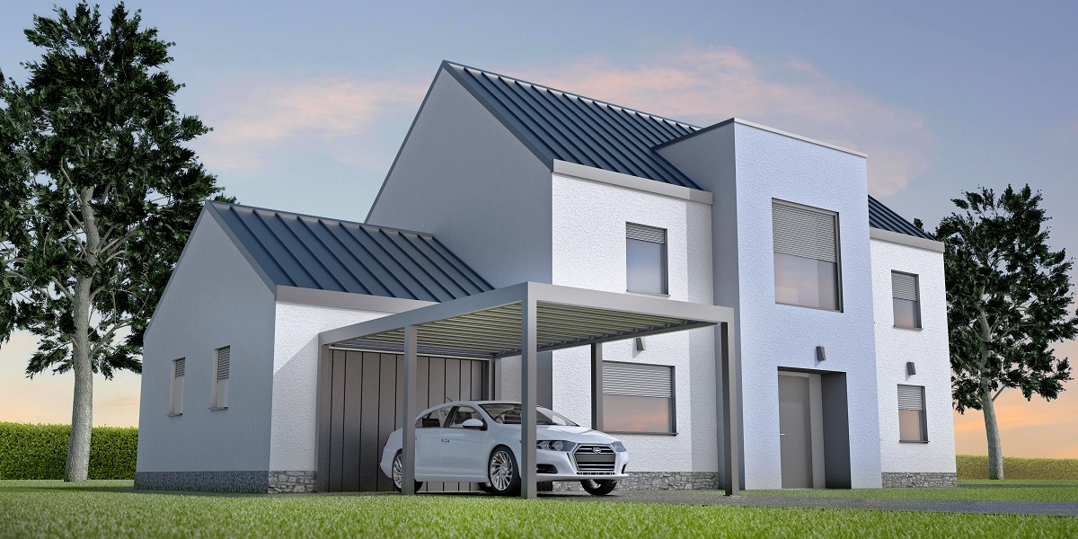 Hliníkový přístřešek pro auta CARPORT ARTOSI