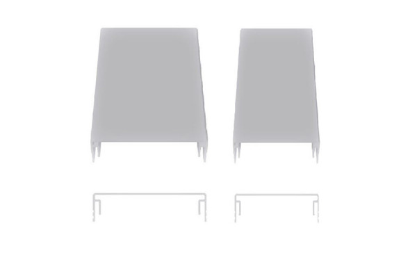 Alubka - P prkno 2x6 a 2x8 cm