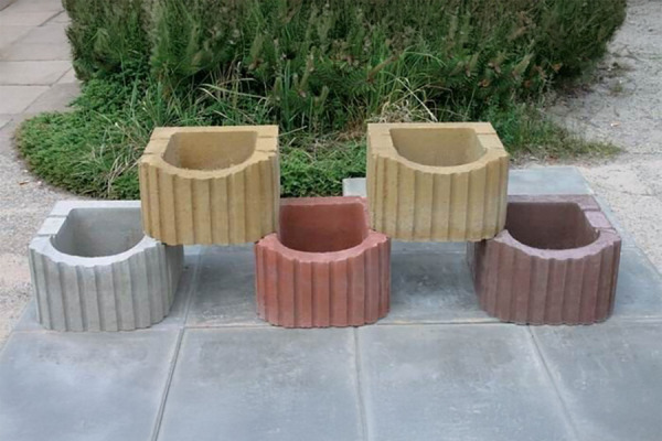 Betonové tvárnice a cihly