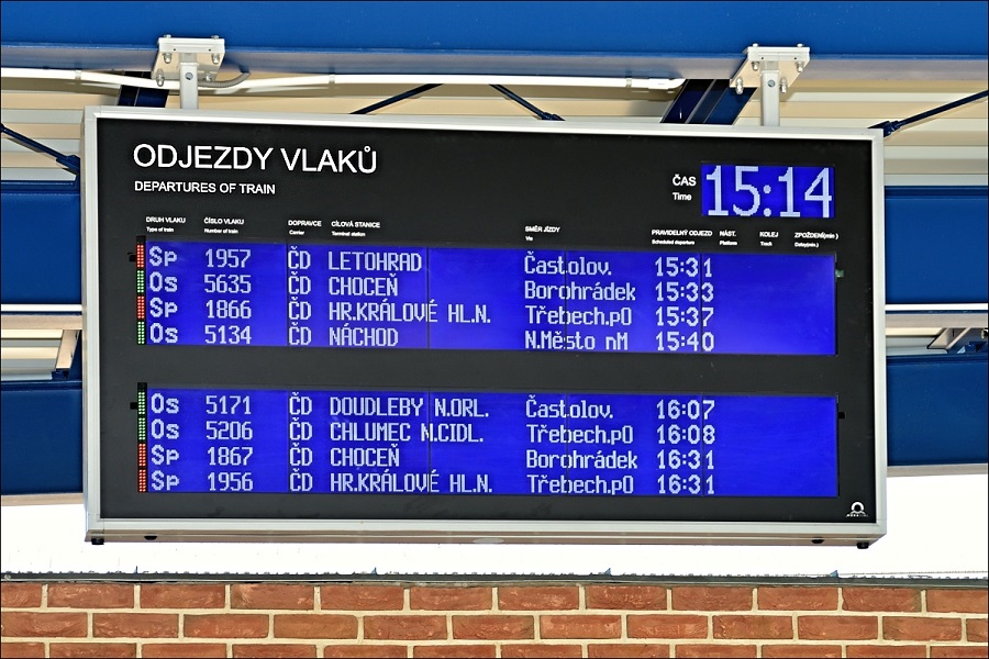 LCD informační panely řady GL