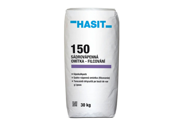 HASIT 150 Sádrovápenná omítka - filcování