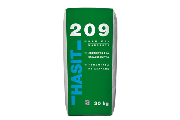 HASIT 209 Jednovrstvá sanační omítka