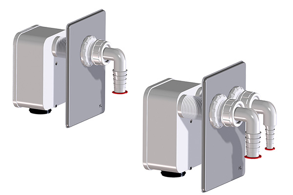 Vodní zápachové uzávěrky pro pračky a myčky