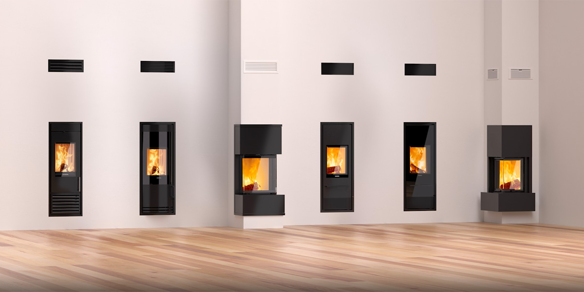 Komíny s integrovaným krbem KINGFIRE