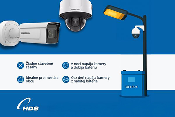 Napájení kamerových systémů z veřejného osvětlení nebo fotovoltaiky