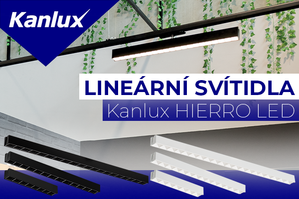 Nová lineární svítidla – Kanlux HIERRO LED