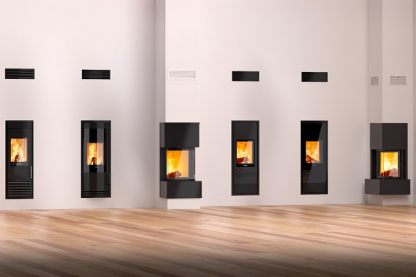 Krby integrované do komínu