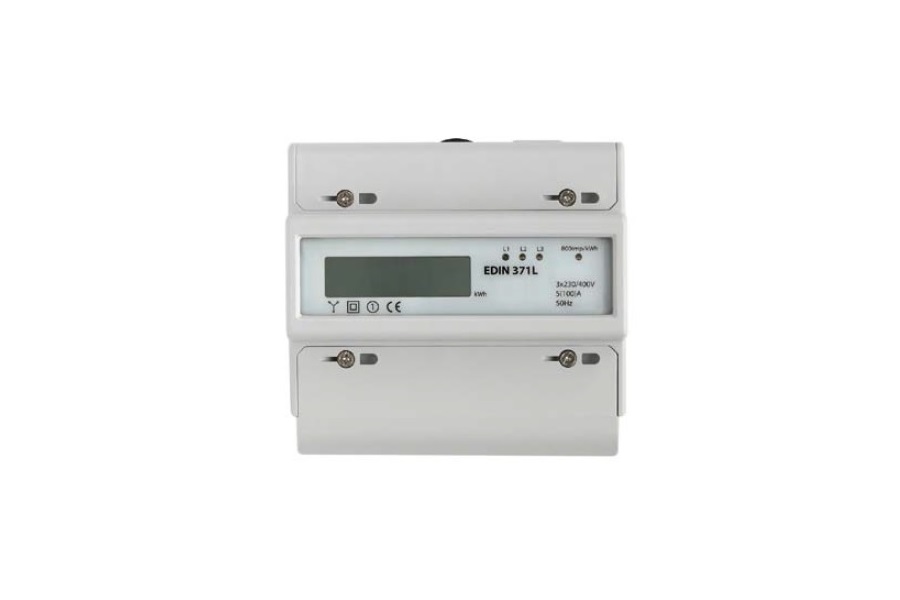 Elektroměr 5-100A, 1-tarif, 3-fázový, LCD displej, 7M/DIN