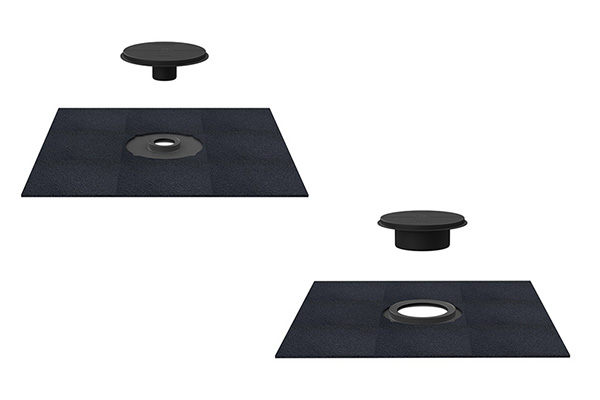 Těsnicí manžeta HL804H s asfaltovým límcem pro prostup potrubí izolací základové desky